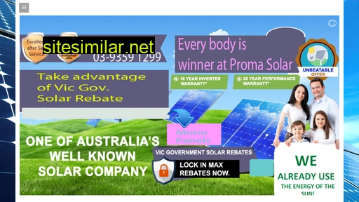promasolar.com.au alternative sites