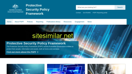 protectivesecurity.gov.au alternative sites