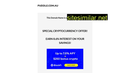puddle.com.au alternative sites