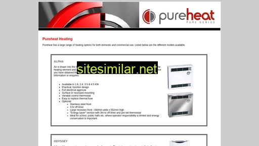 pureheat.com.au alternative sites