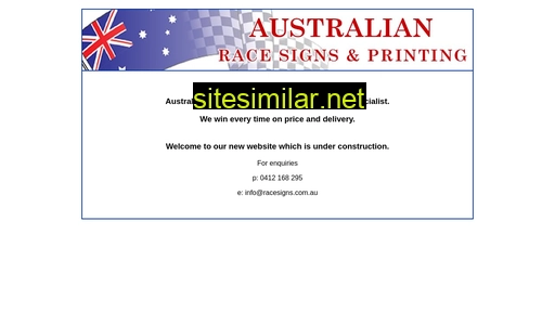 racesigns.com.au alternative sites