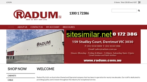 radum.com.au alternative sites