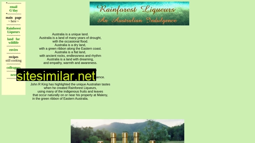 rainforestliqueurs.com.au alternative sites