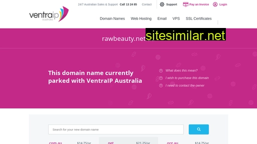 rawbeauty.net.au alternative sites