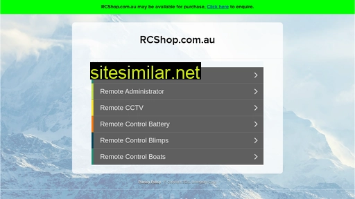 rcshop.com.au alternative sites