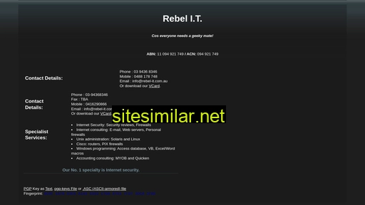 rebel-it.com.au alternative sites