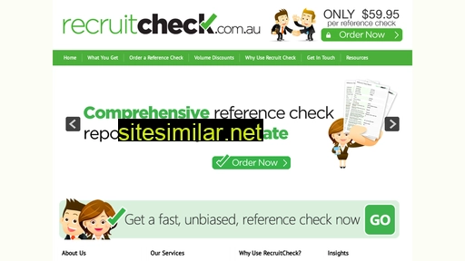 recruitcheck.com.au alternative sites