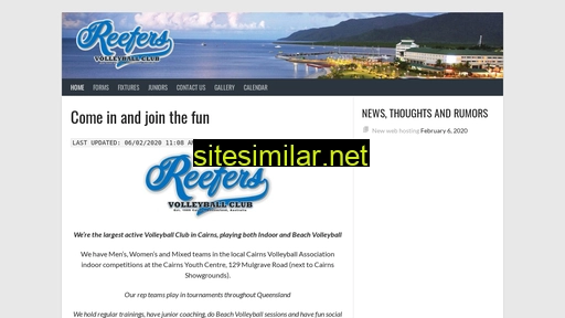 reefersvolleyball.com.au alternative sites
