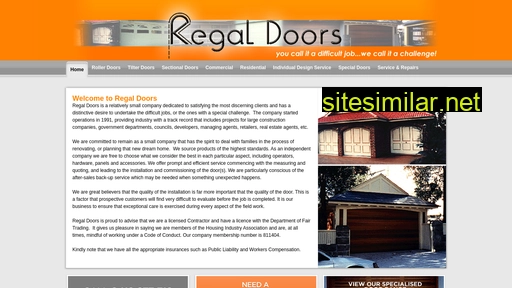 regaldoors.com.au alternative sites