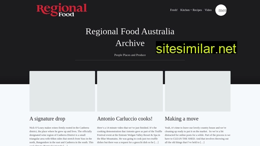 regionalfood.com.au alternative sites