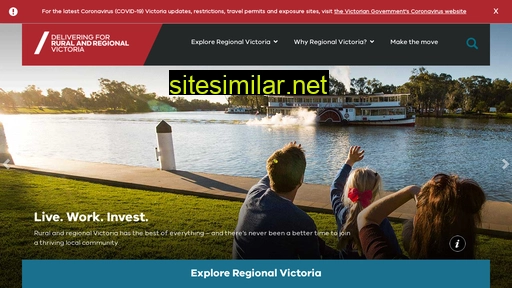 regionalliving.vic.gov.au alternative sites