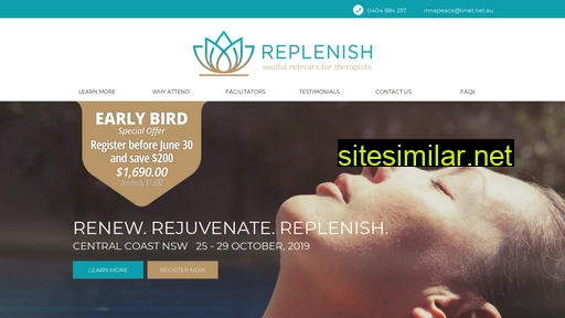 replenishretreats.com.au alternative sites