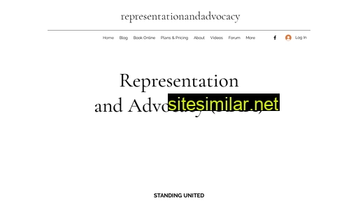 Representationandadvocacy similar sites