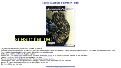 reptilesaustralia.com.au alternative sites