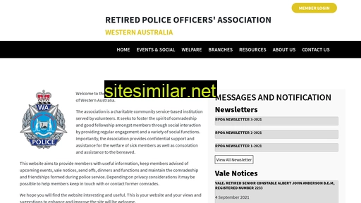 retiredpolicewa.org.au alternative sites