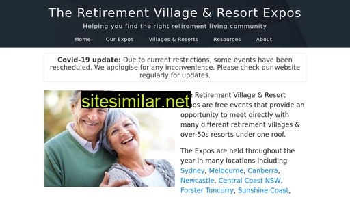 retirementexpo.com.au alternative sites