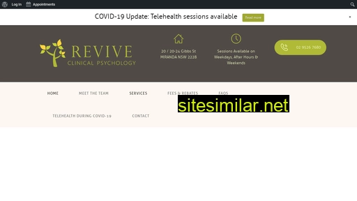 reviveclinicalpsychology.com.au alternative sites