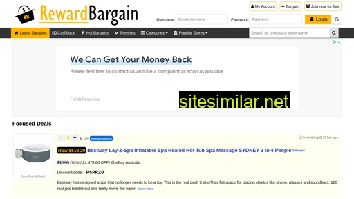 rewardbargain.com.au alternative sites