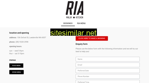 riamalaykitchen.com.au alternative sites