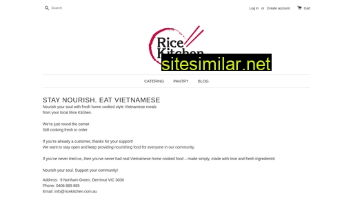 ricekitchen.com.au alternative sites