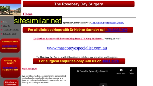 roseberydaysurgery.com.au alternative sites