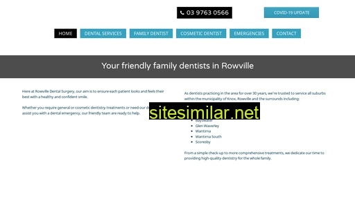 rowvilledentalsurgery.com.au alternative sites