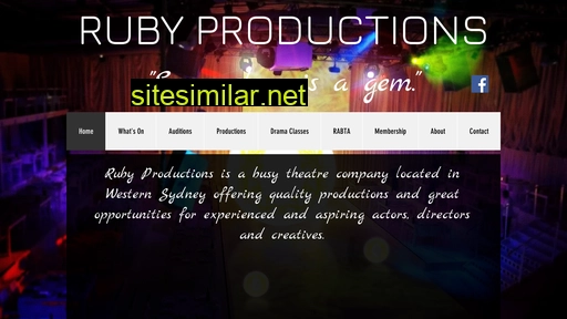 Rubyproductions similar sites