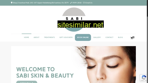 sabiskinandbeauty.com.au alternative sites