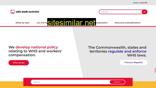 safeworkaustralia.gov.au alternative sites