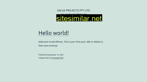 Salsalprojects similar sites
