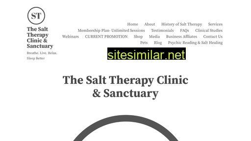 Salttherapyclinic similar sites