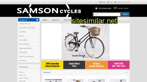 samsoncycles.com.au alternative sites