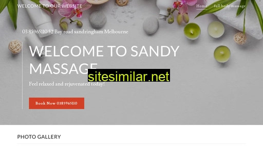 Sandymassage similar sites