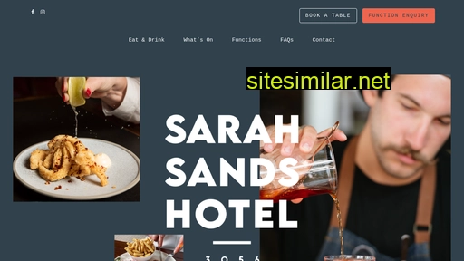 Sarahsandshotel similar sites