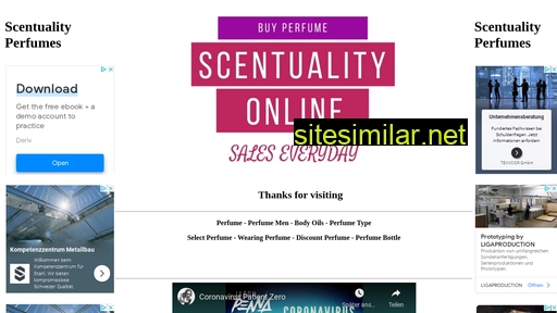 scentuality.com.au alternative sites