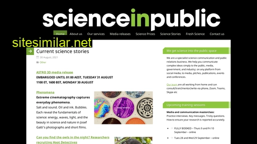 scienceinpublic.com.au alternative sites