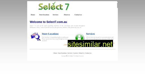 Select7 similar sites