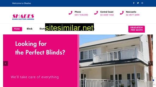 shadesblinds.com.au alternative sites