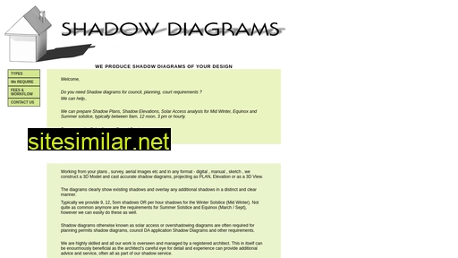 shadowdiagram.com.au alternative sites