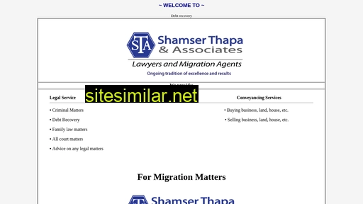 shamserthapa.com.au alternative sites