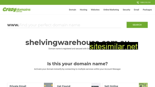 shelvingwarehouse.com.au alternative sites