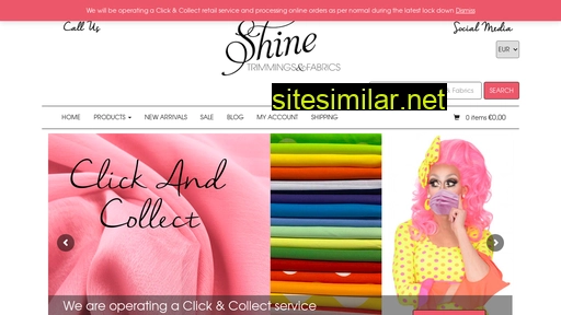 Shinetrimmingsfabrics similar sites