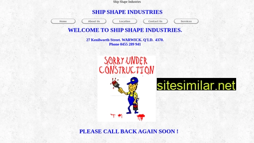 Shipshapeindustries similar sites