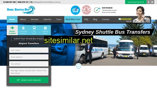 shireshuttlebus.com.au alternative sites