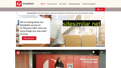 shopmate.auspost.com.au alternative sites