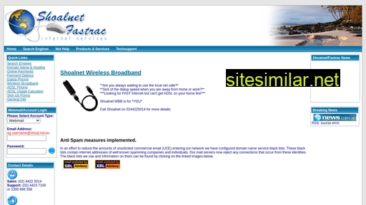 shoal.net.au alternative sites