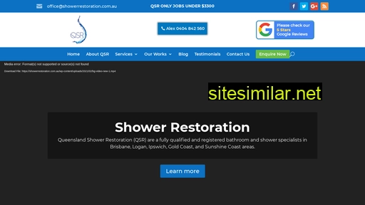 showerrestoration.com.au alternative sites