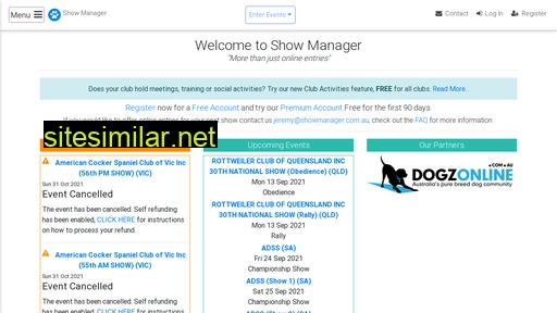 showmanager.com.au alternative sites