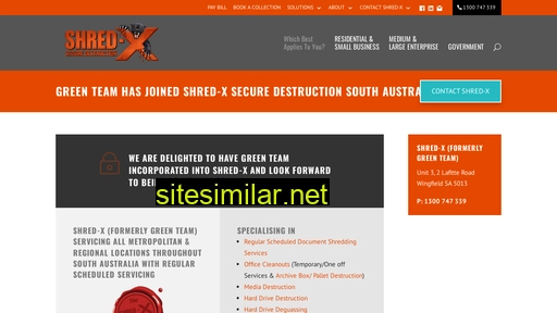 shred-x.com.au alternative sites