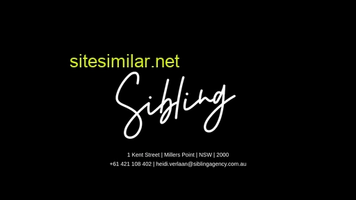 siblingagency.com.au alternative sites